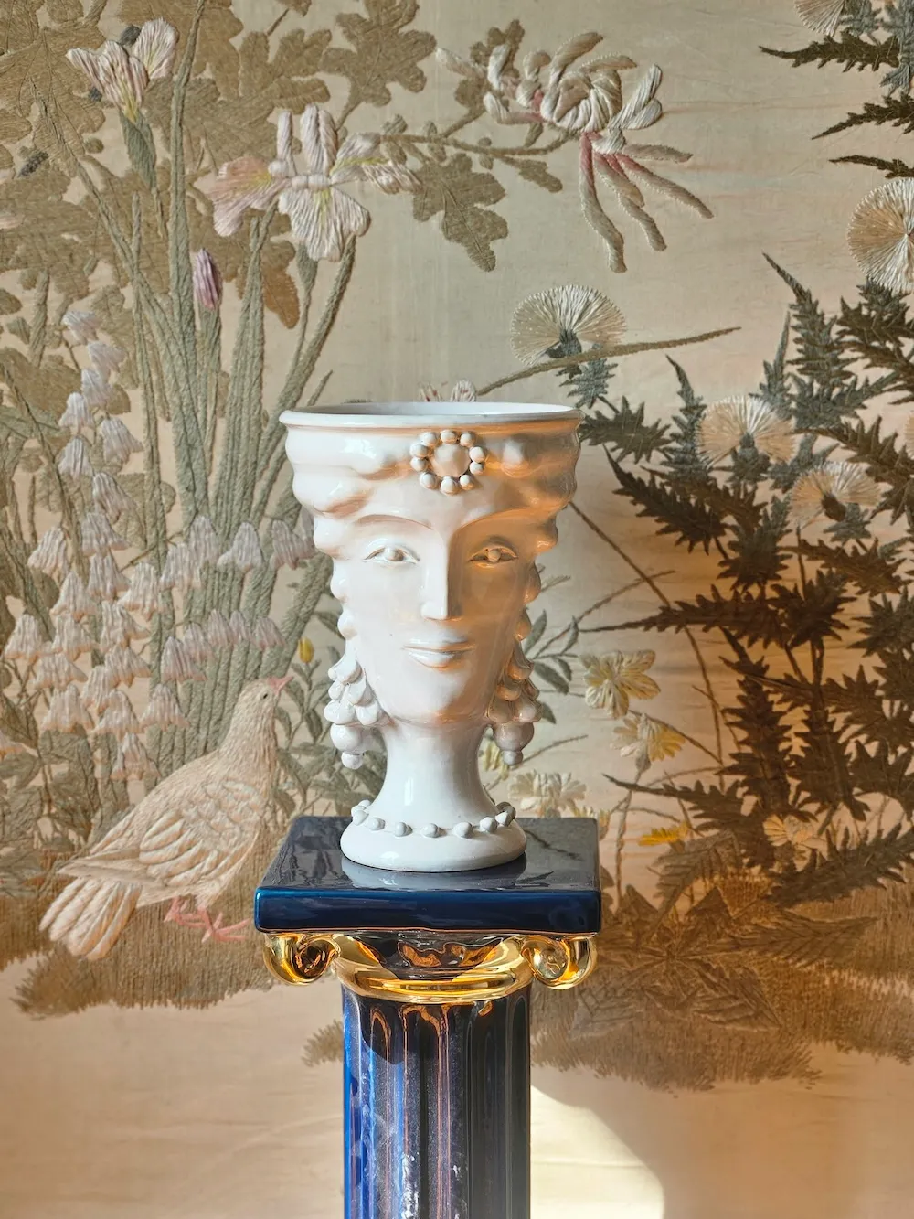 An Italian Heritage Moro vase håndmalet Sicilien