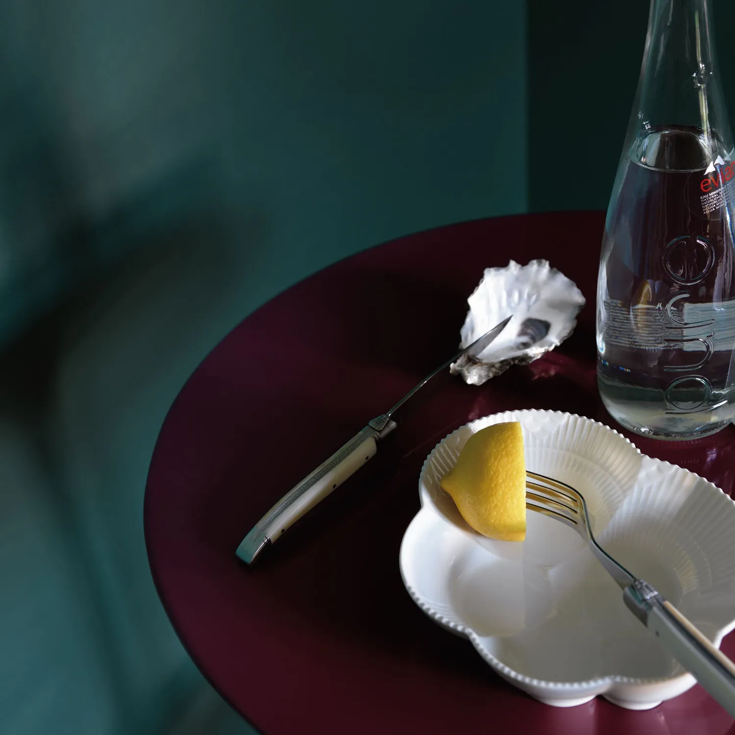 Royal Copenhagen Hvid Elements fad 19 cm hvid porcelæn