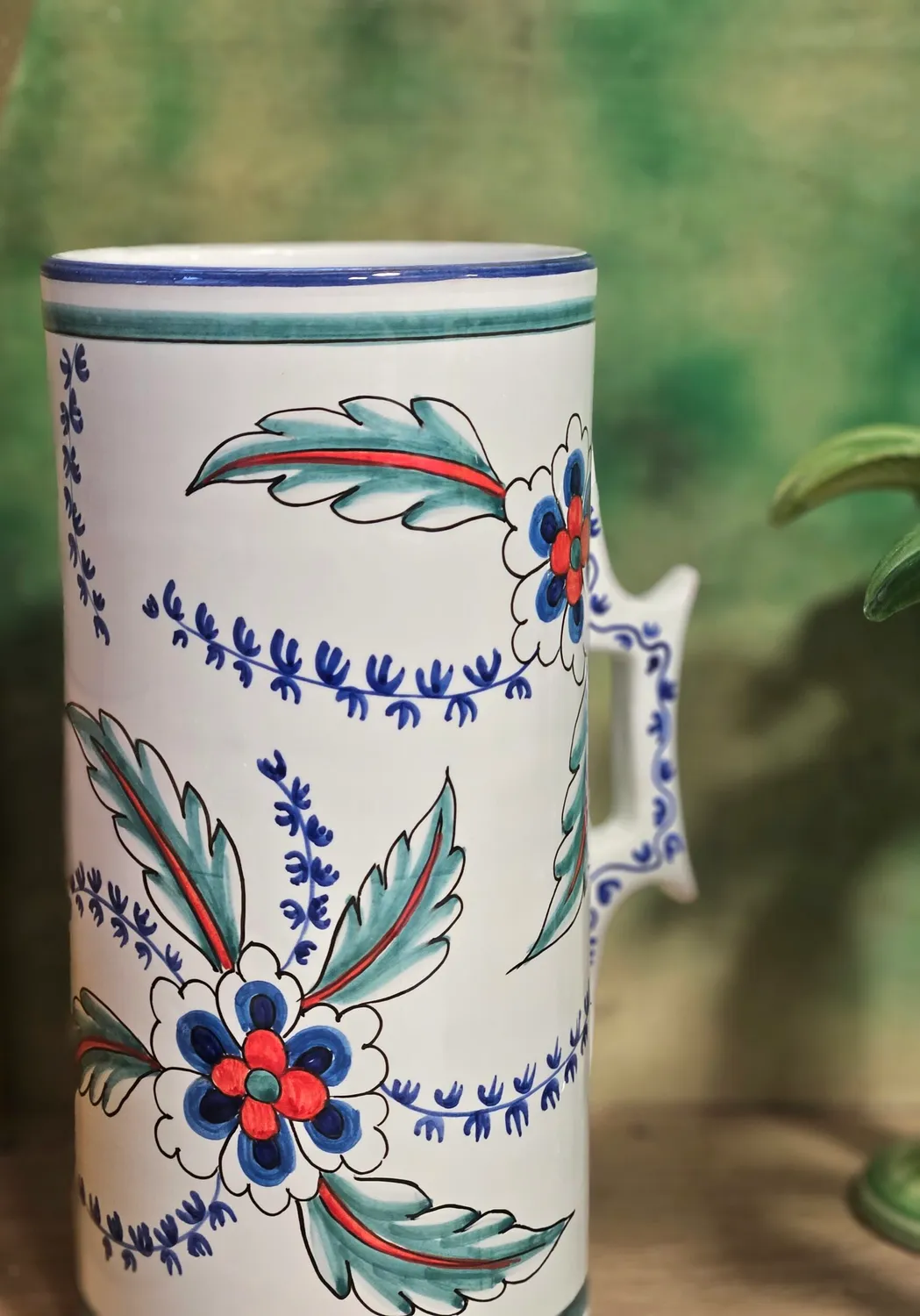 Les Ottomans Iznik kande vase keramik håndmalet