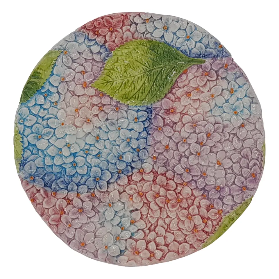 Les Ottomans Hortensia desserttallerken keramik pastel