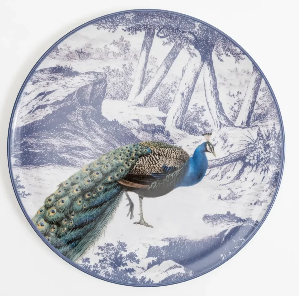 Les Ottomans Menagerie MEN04 middagstallerken porcelæn