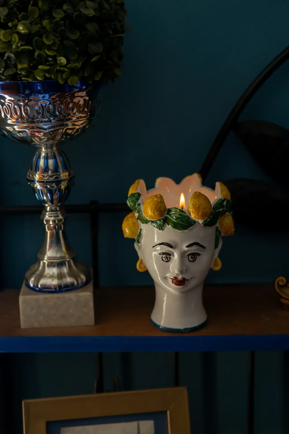 Les Ottomans Testa Siciliana HEADLW duftlys keramik