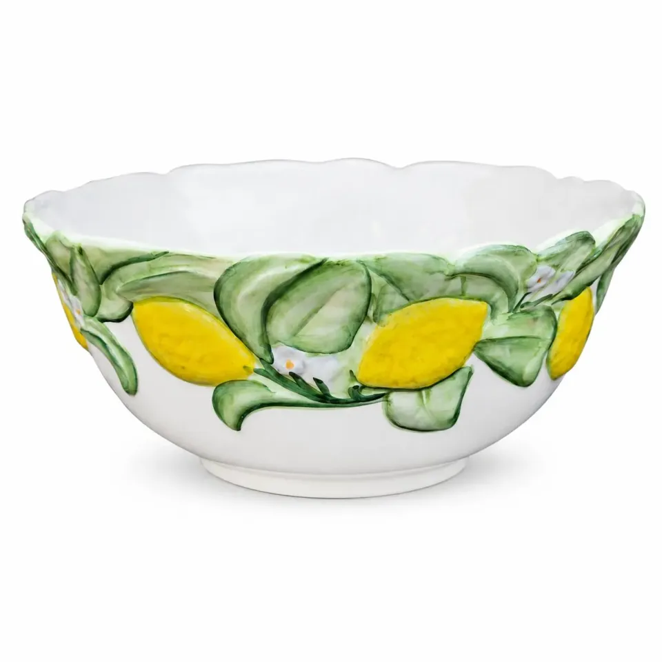 Les Ottomans Limone salatskål citroner håndmalet