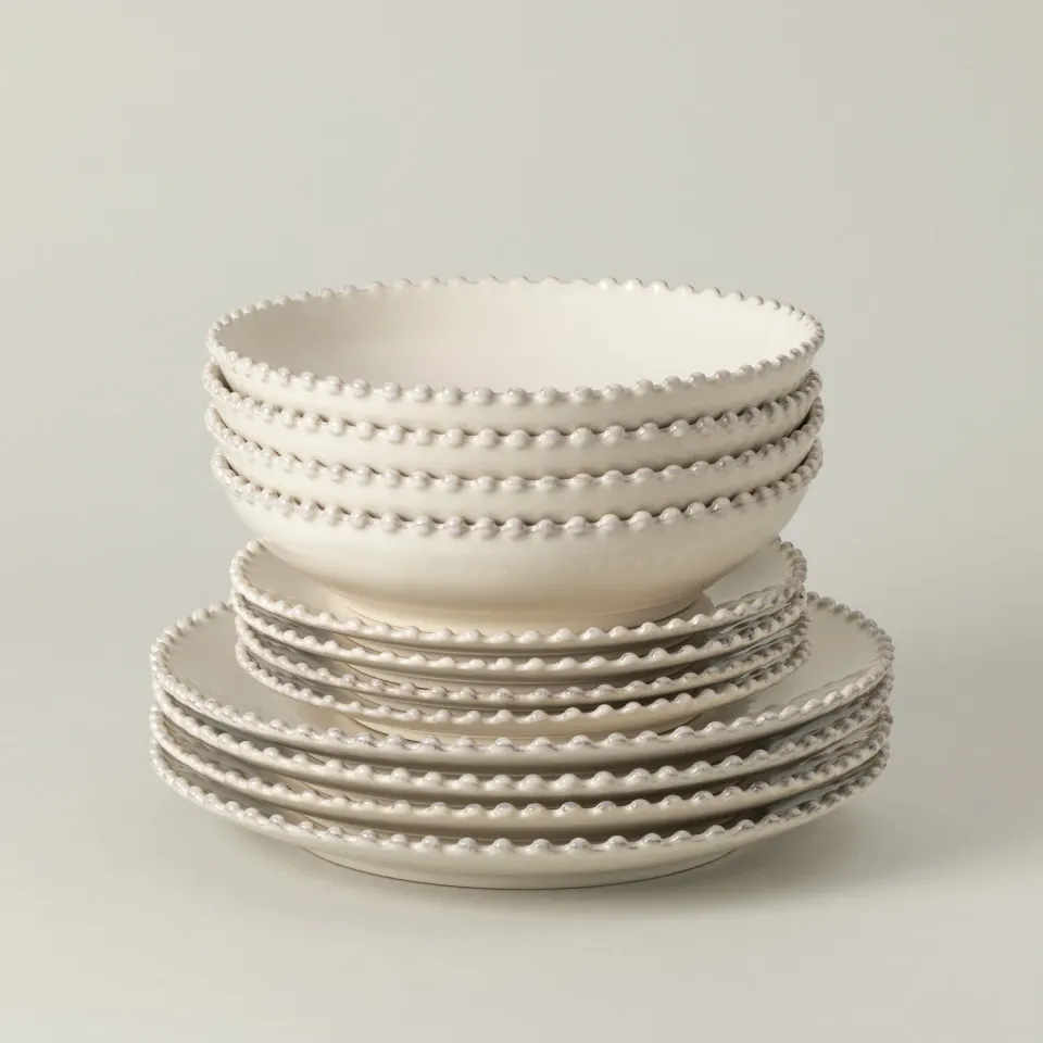 Costa Nova Pearl middagsservice creme 12 dele