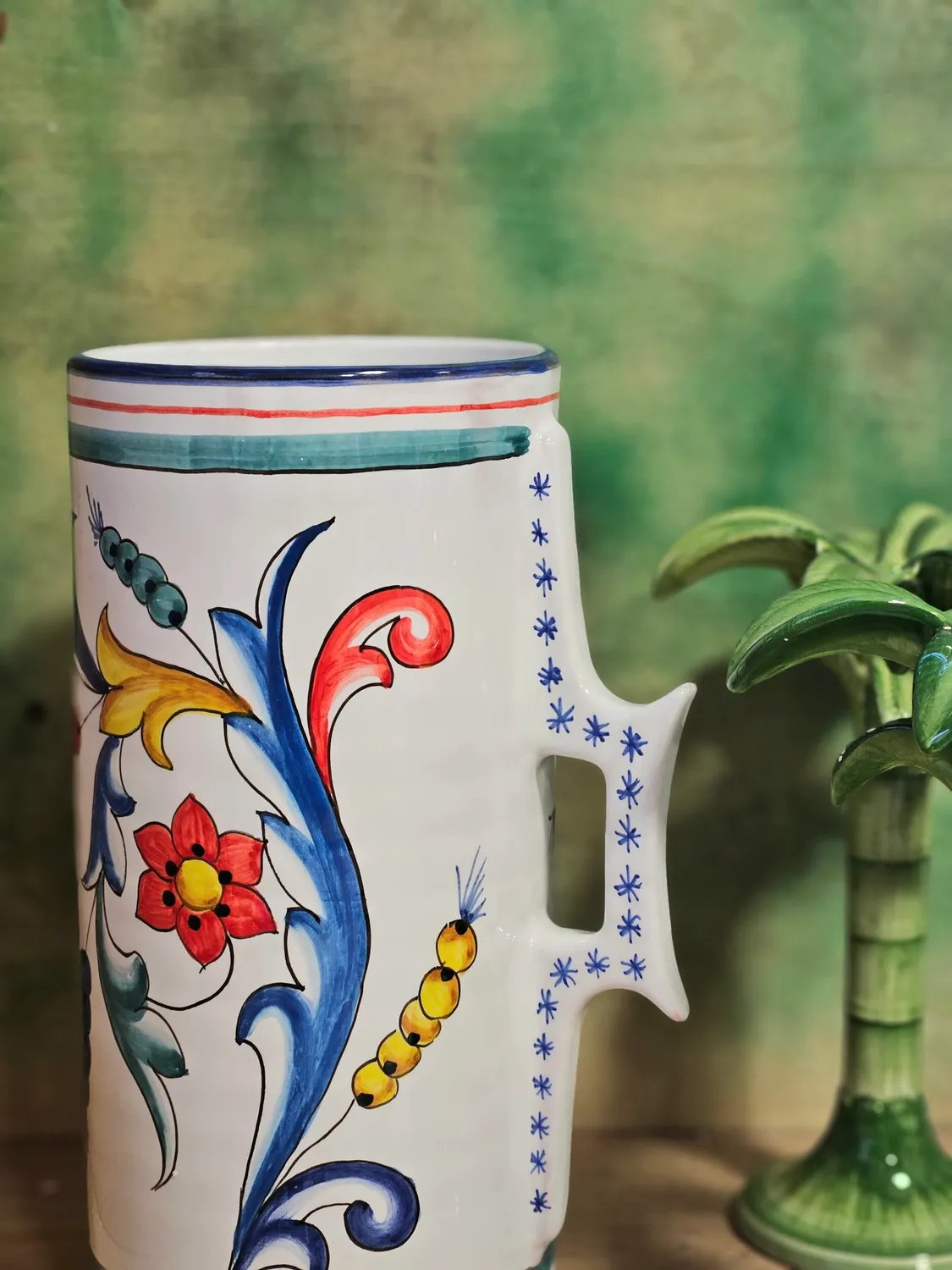 Les Ottomans Iznik kande håndmalet keramik blomstret