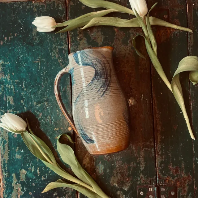 Marie Debié Ceramics Waves kande stentøj håndlavet