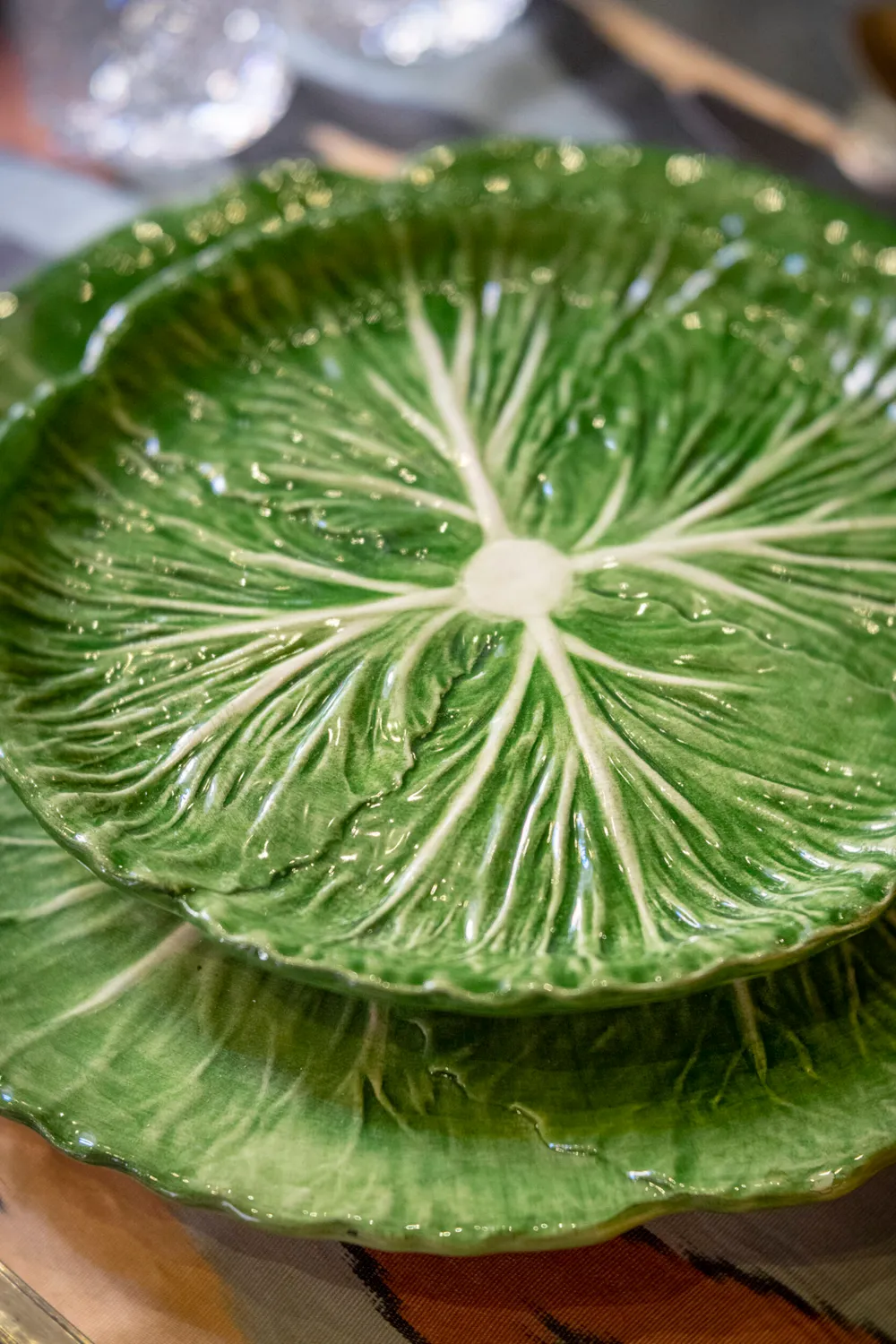Les Ottomans Radicchio RDG01 salattallerken håndmalet