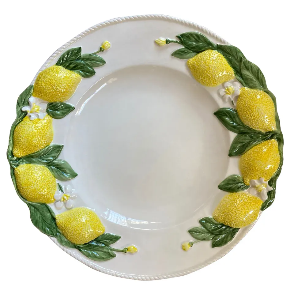 Les Ottomans Limone LMN02 dækkertallerken citron