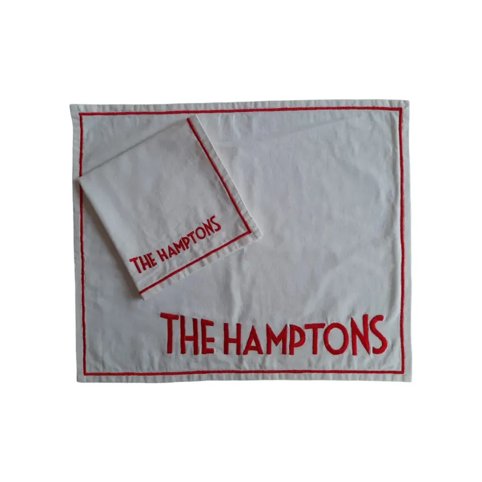Les Ottomans The Hamptons dækkeserviet serviet bomuld