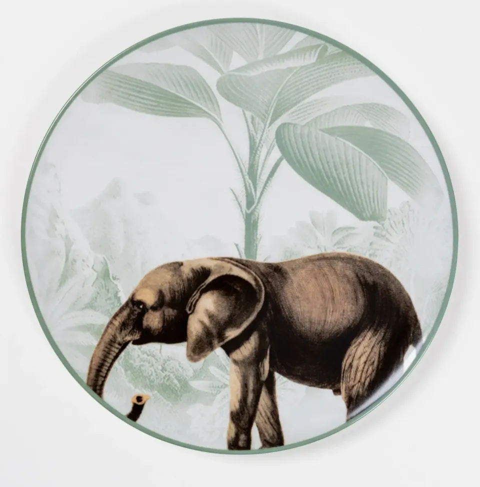 La Menagerie Ottomane MEN11 desserttallerken porcelæn