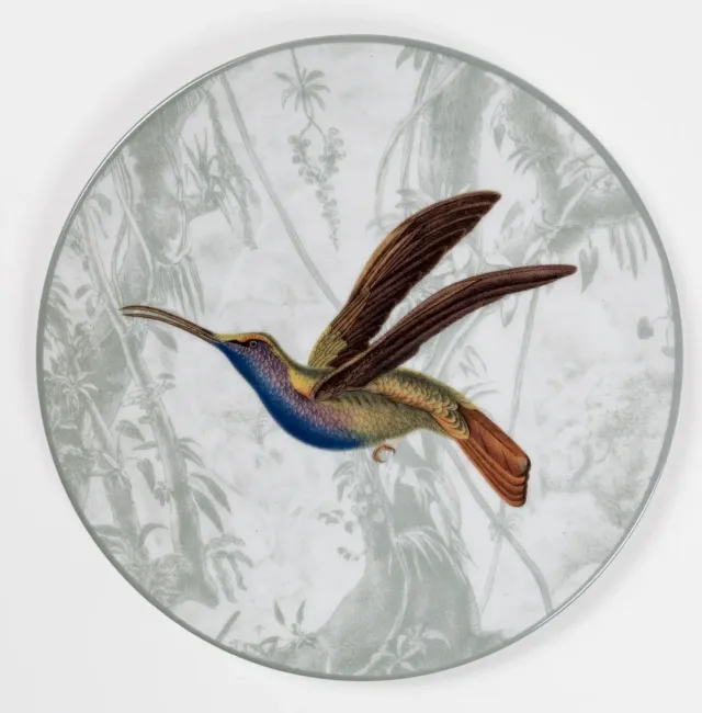 Les Ottomans La Menagerie MEN15 tallerken porcelæn tropisk