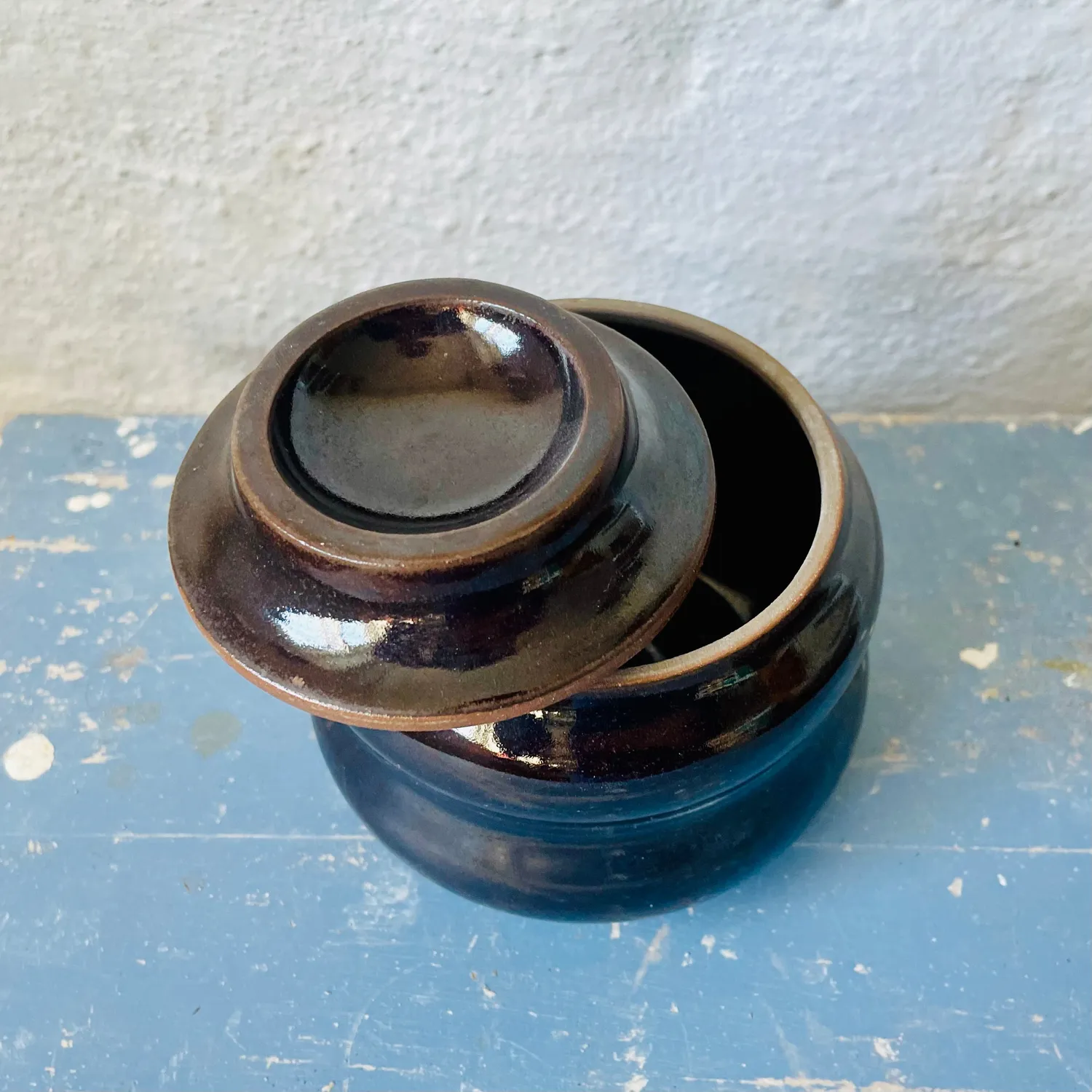 Marie Debié Ceramics krukke med låg stentøj 11 cm