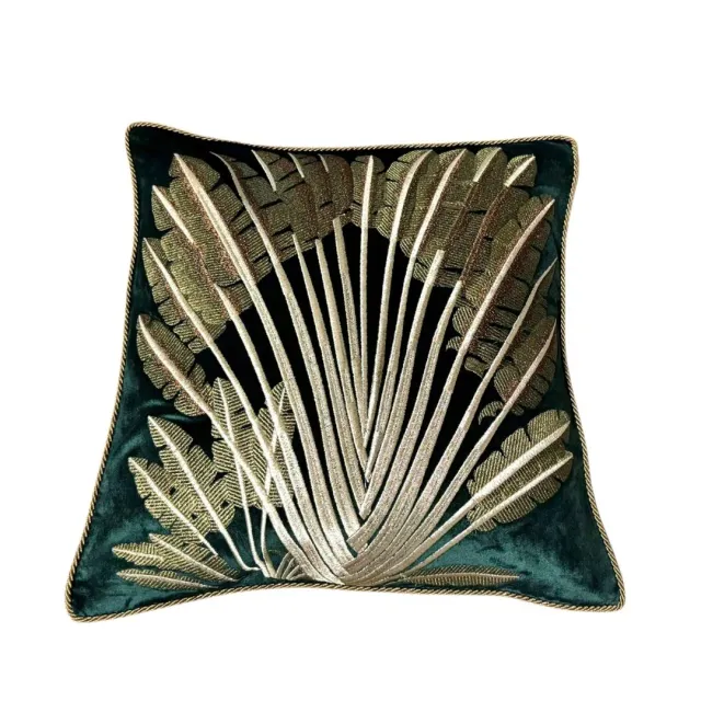 Les Ottomans EBC81 pudebetræk velour palme