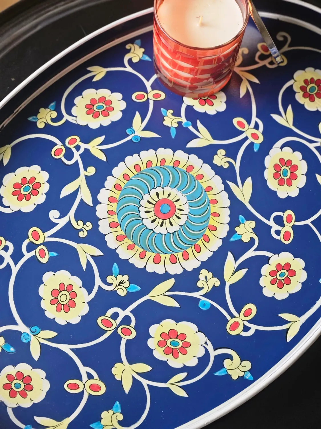 Les Ottomans Ikat IT138 bakke jern håndmalet