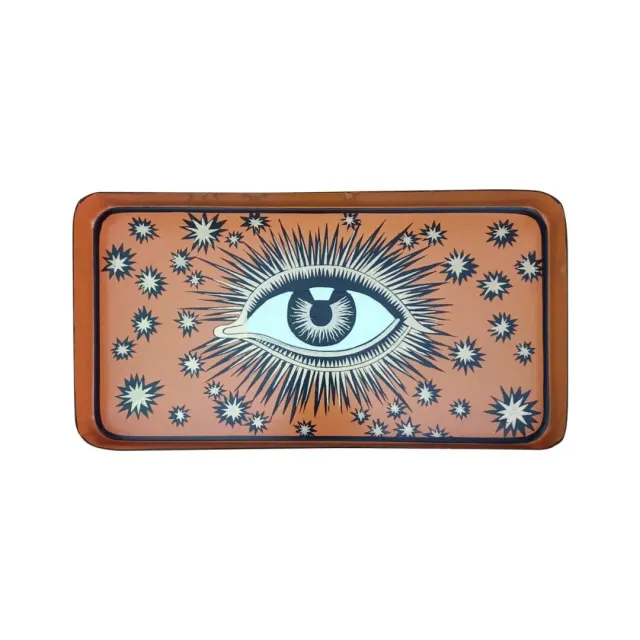 Les Ottomans All-Seeing Eye bakke koral jern