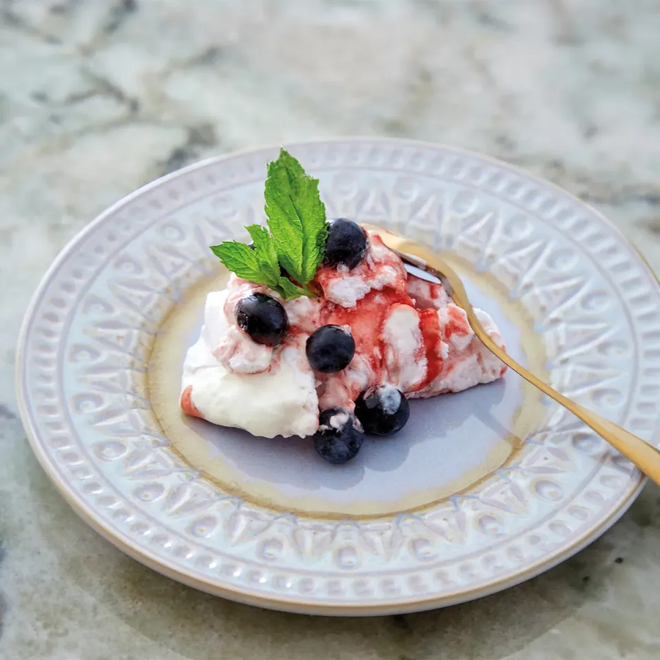 Costa Nova Cristal desserttallerken nacar blue blank