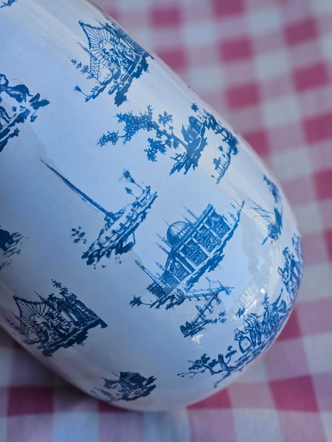 Les Ottomans Decal vase keramik håndlagt mønster