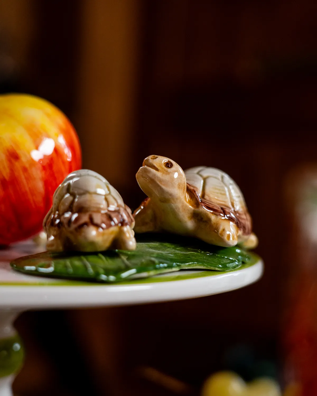 Les Ottomans Tartaruga kagefad med fod skildpadde