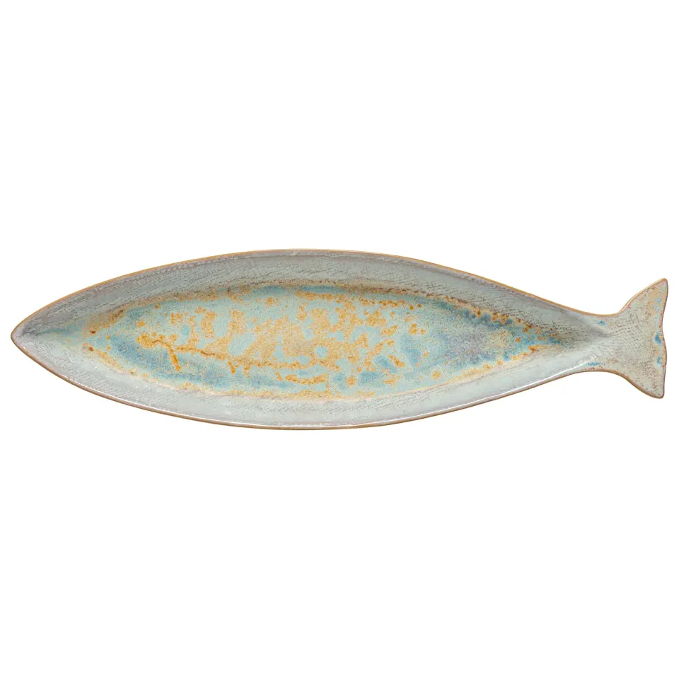 Costa Nova Dori Cavala stentøjstallerken nacar blue blank glasur