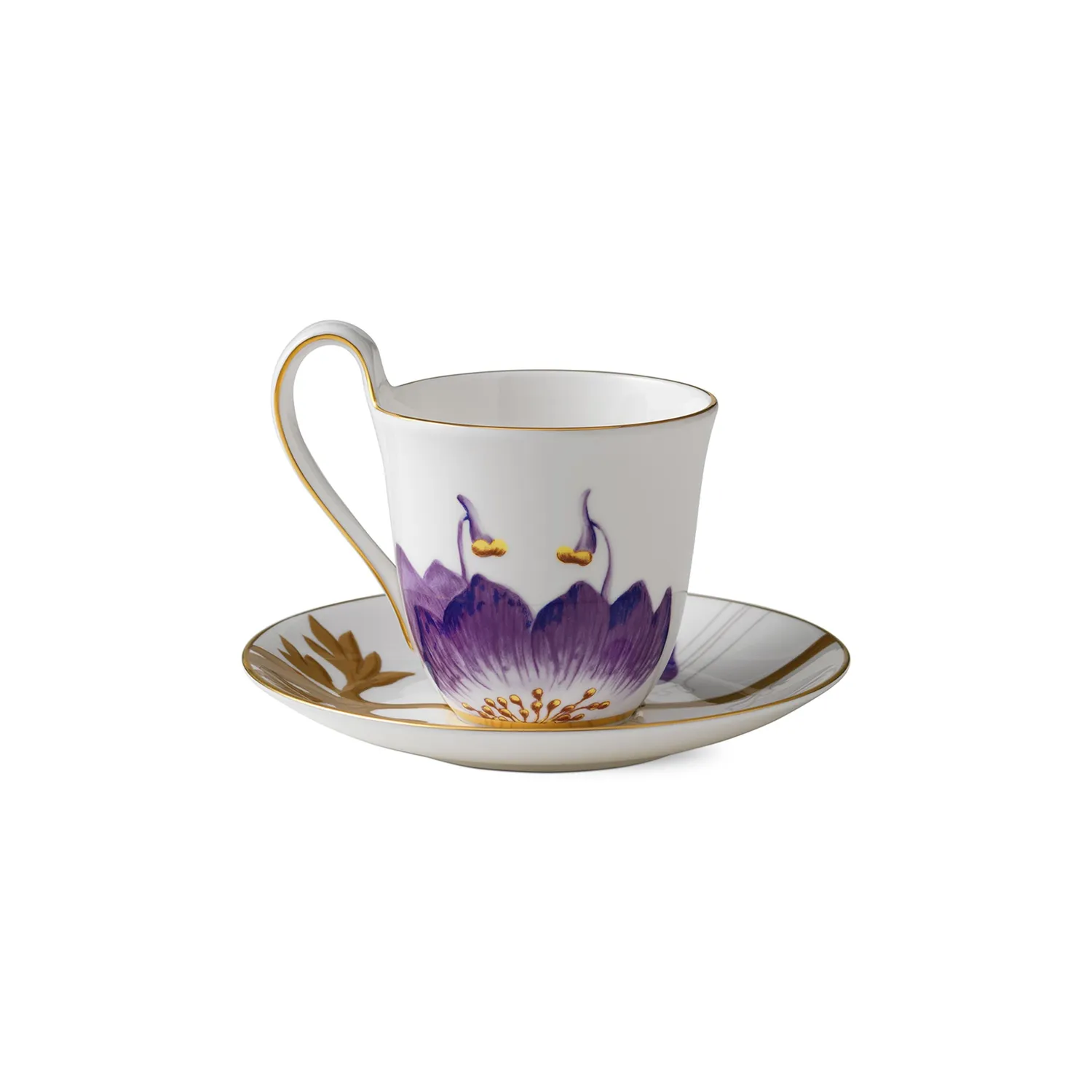 Kgl. Porcelæn Flora højhankskop Stedmoderblomst 27 cl