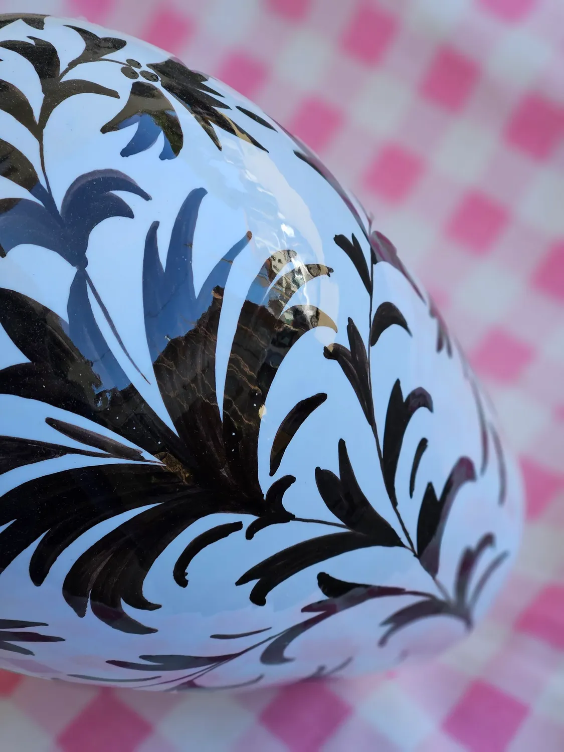 Les Ottomans vase keramik håndpåsat dekoration