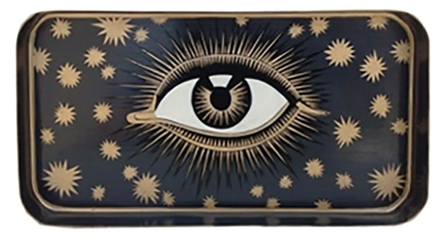 Les Ottomans All-Seeing Eye EYT02 bakke håndmalet