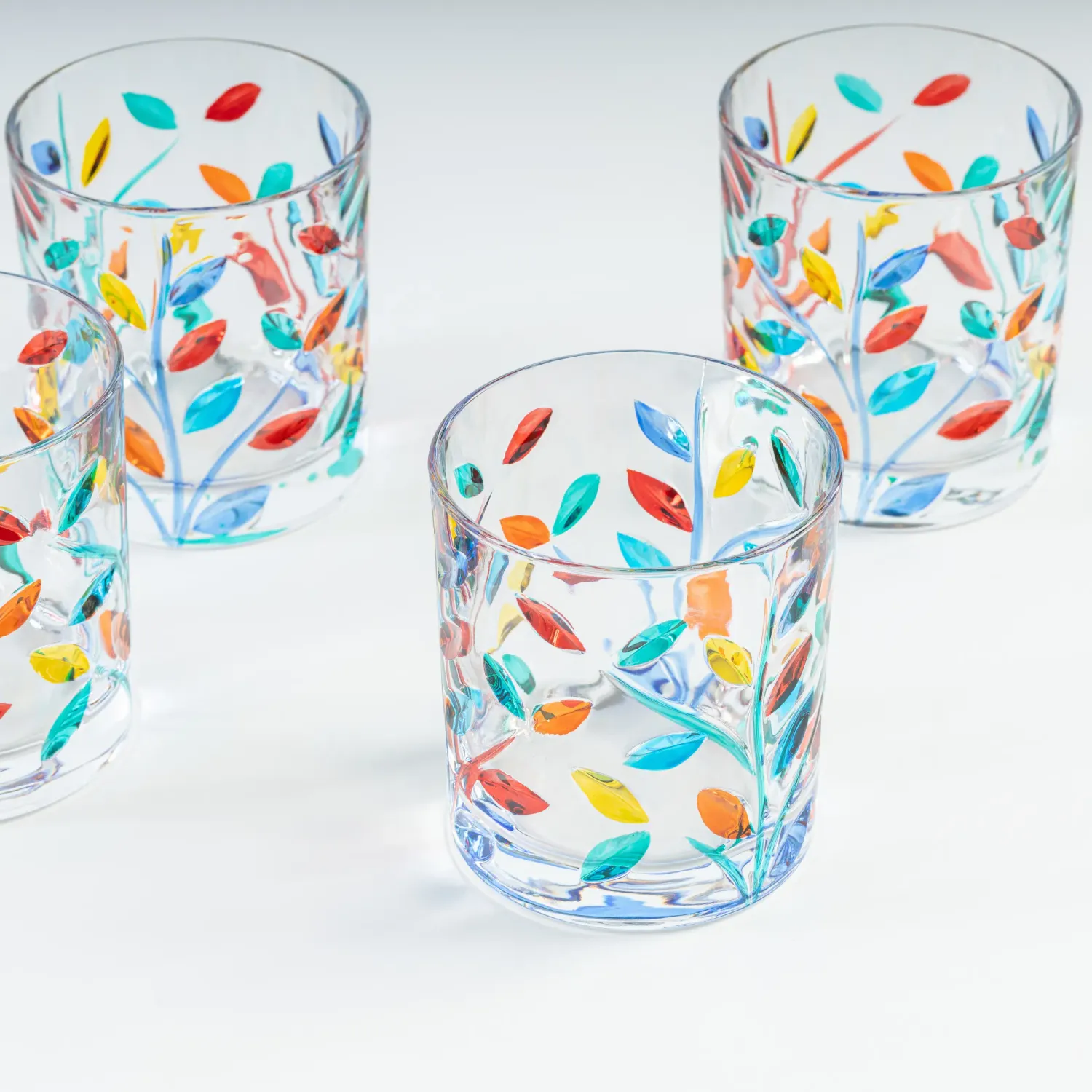 Les Ottomans CG01 tumblerglas krystal 4 stk flerfarvet
