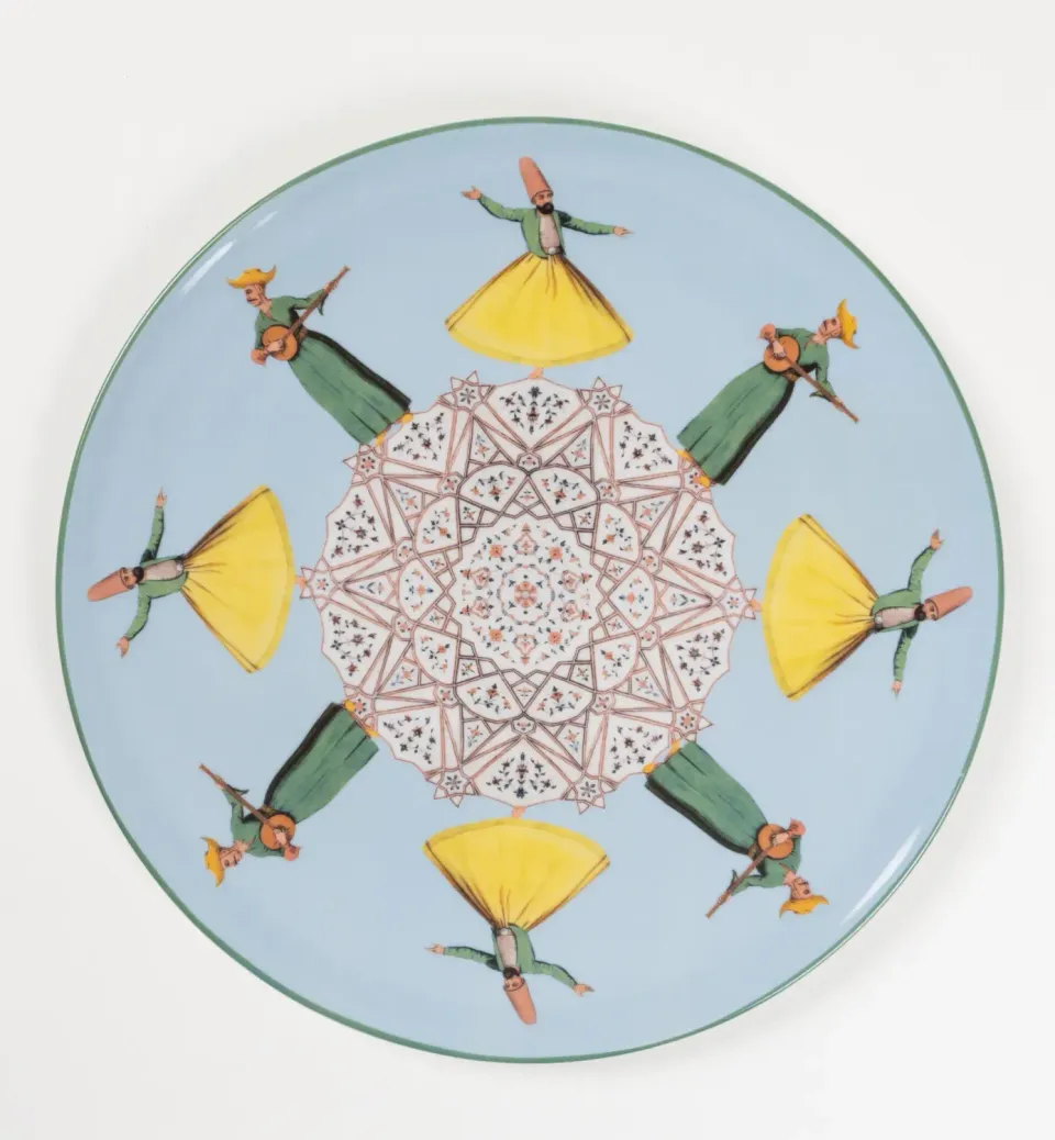 Les Ottomans Costantinopoli COST02 desserttallerken porcelæn