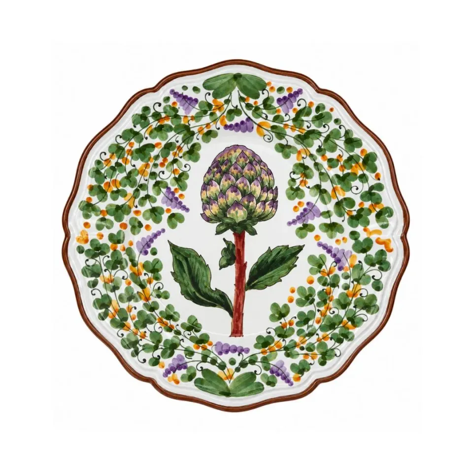 Les Ottomans Fall Veggie FVE06 middagstallerken 27 cm håndmalet