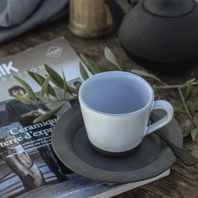 Costa Nova Plano kaffekop hvid stentøj