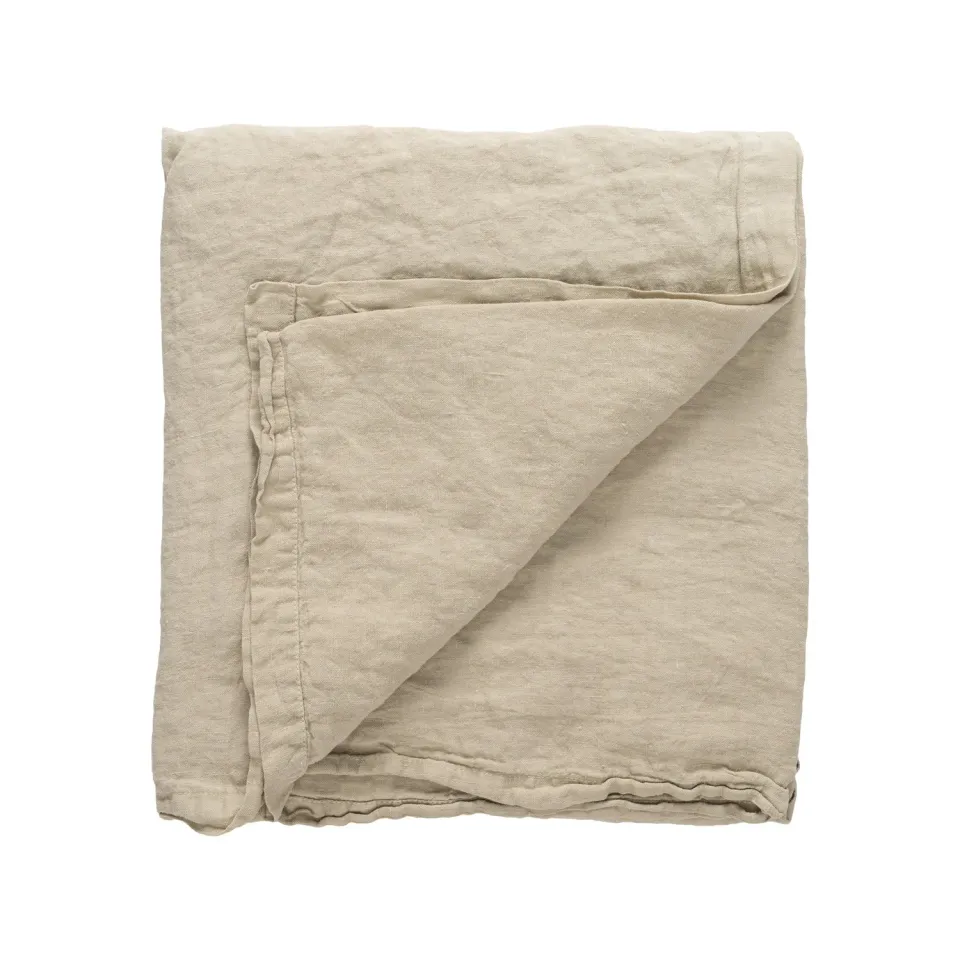 Costa Nova Maria dug 140x140 kakibrun hør