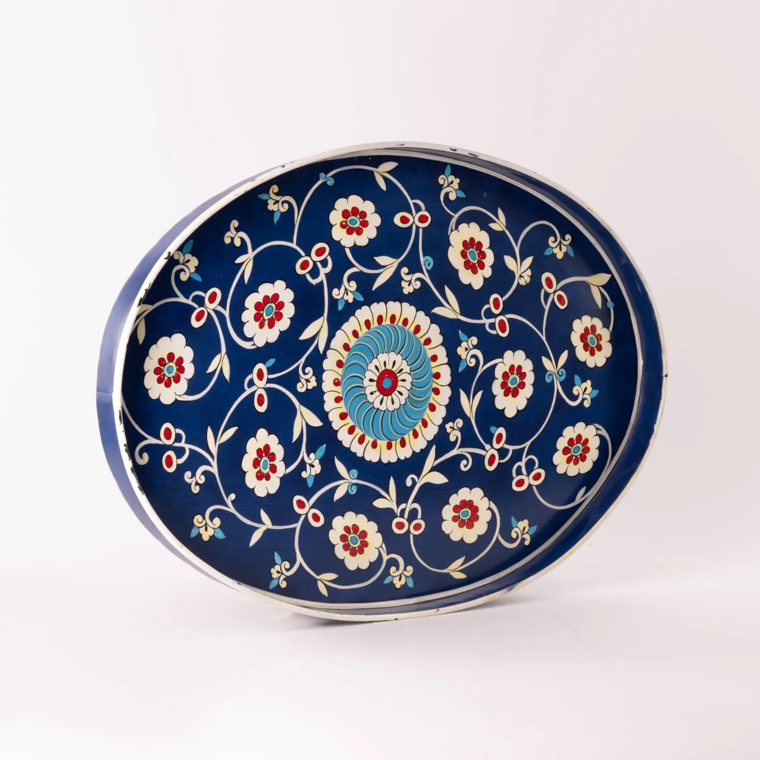 Les Ottomans Ikat IT138 bakke jern håndmalet