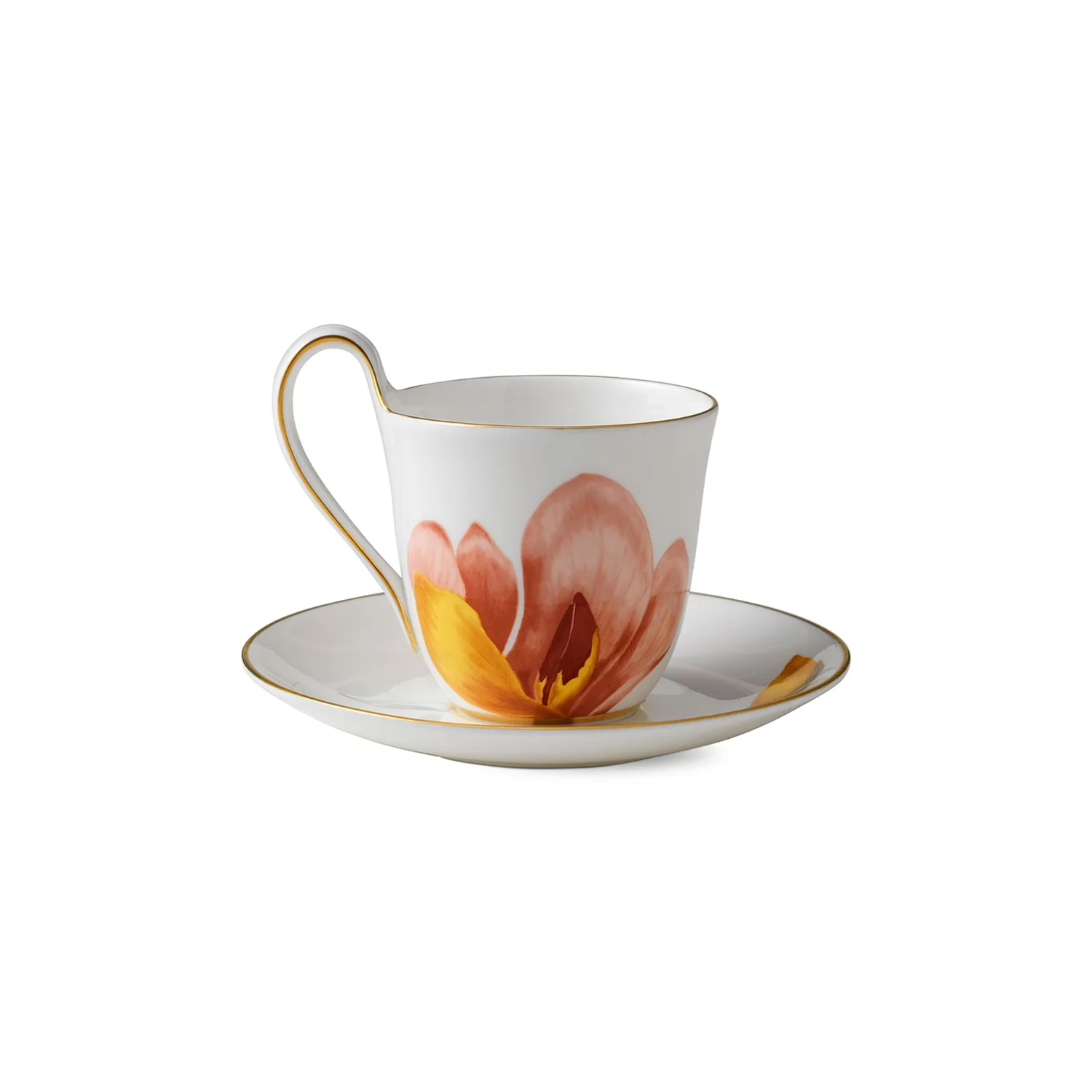 Kgl. Porcelæn Flora Magnolia højhankskop 27 cl håndmalet
