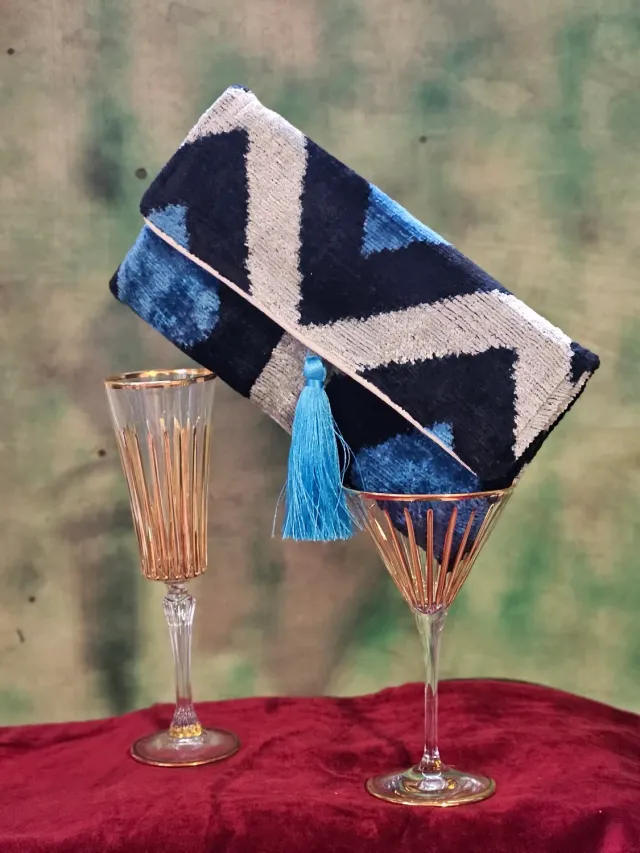 Les Ottomans Velluto di Seta #45 clutch silkefløjl