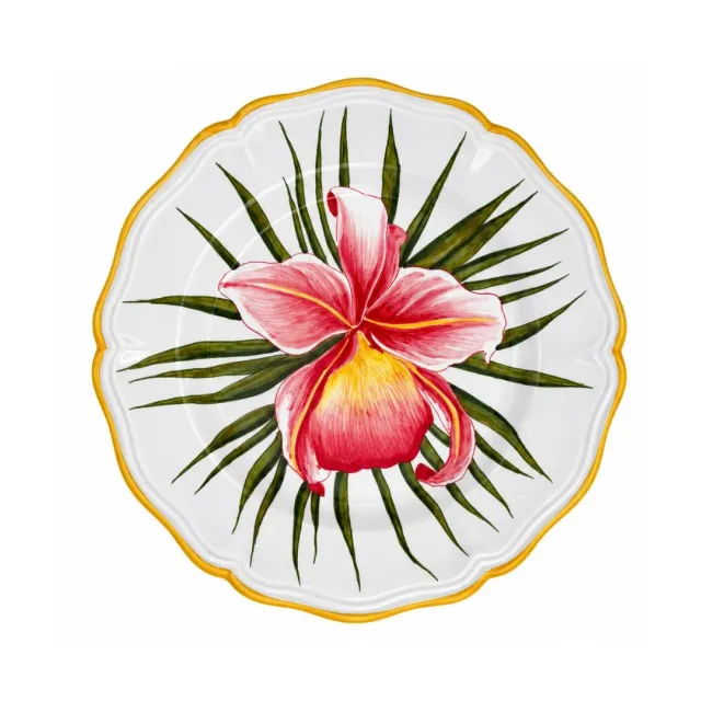 Les Ottomans Orchidee BOR03 tallerken orkide