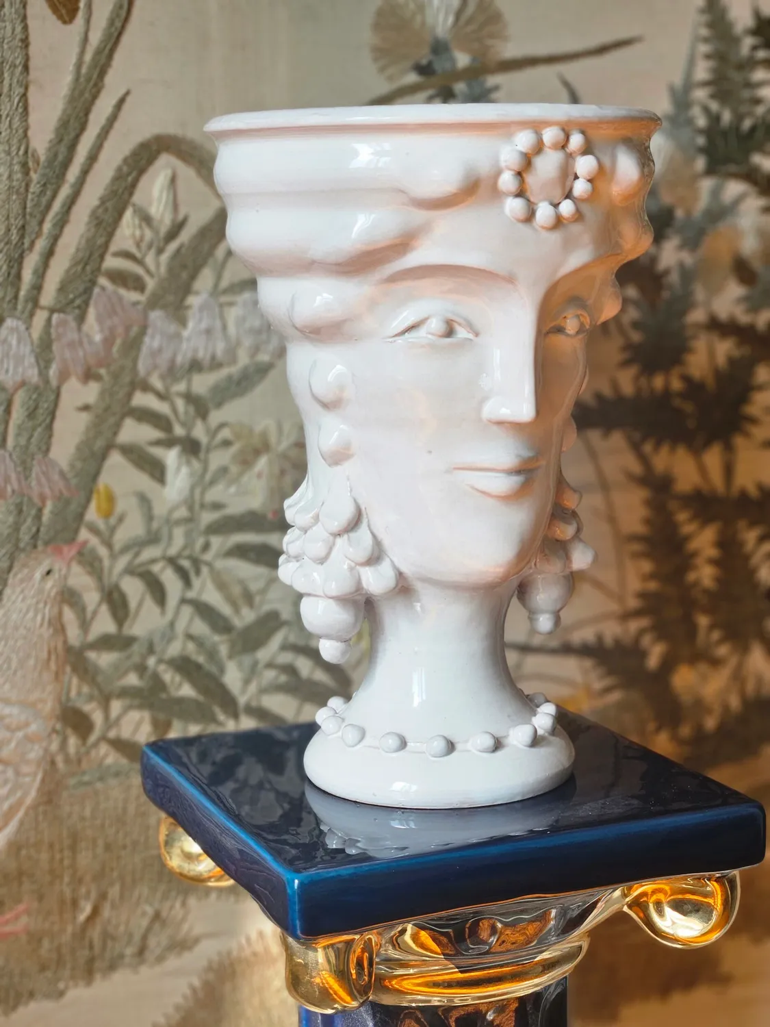 An Italian Heritage Moro vase håndmalet Sicilien