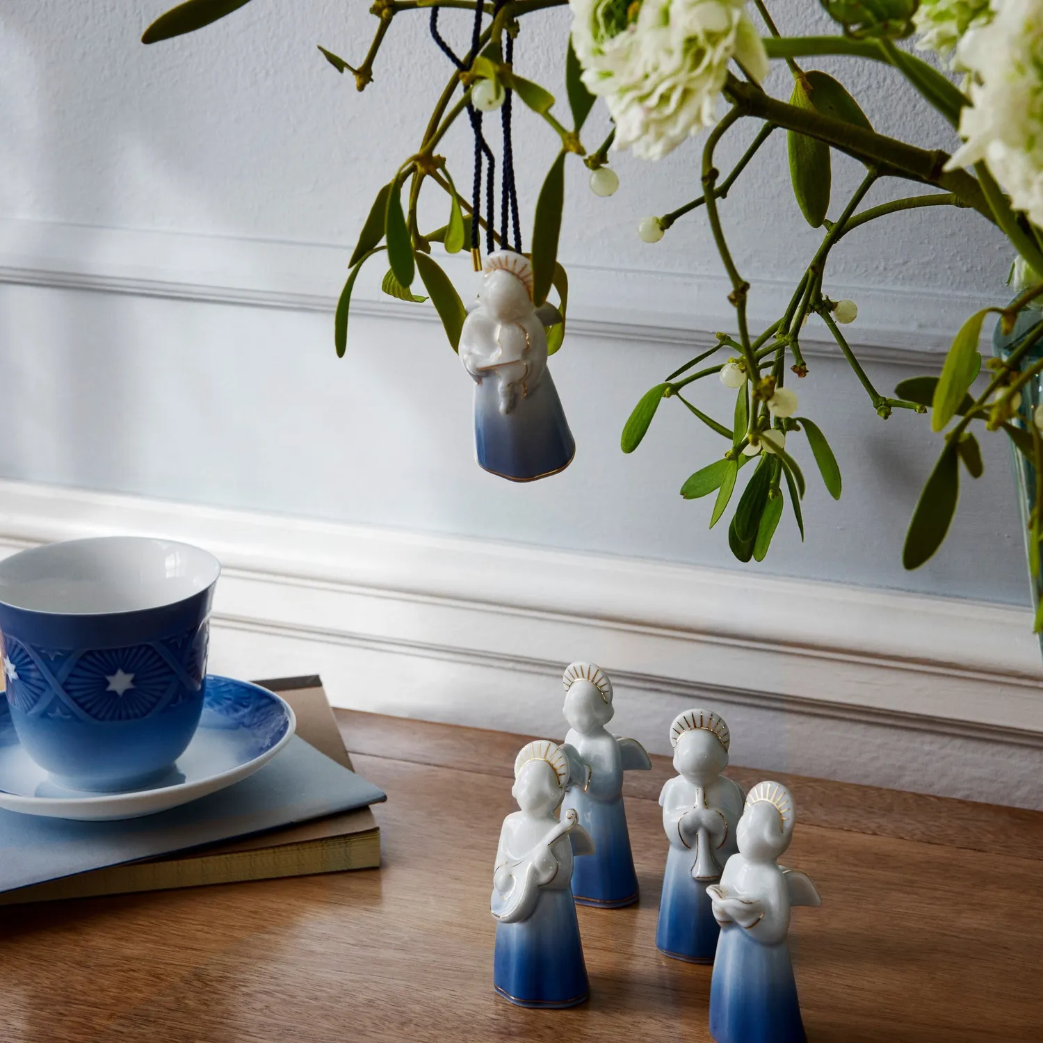 Kgl. Porcelæn Blå Samler termokrus tallerken 2023 26 cl