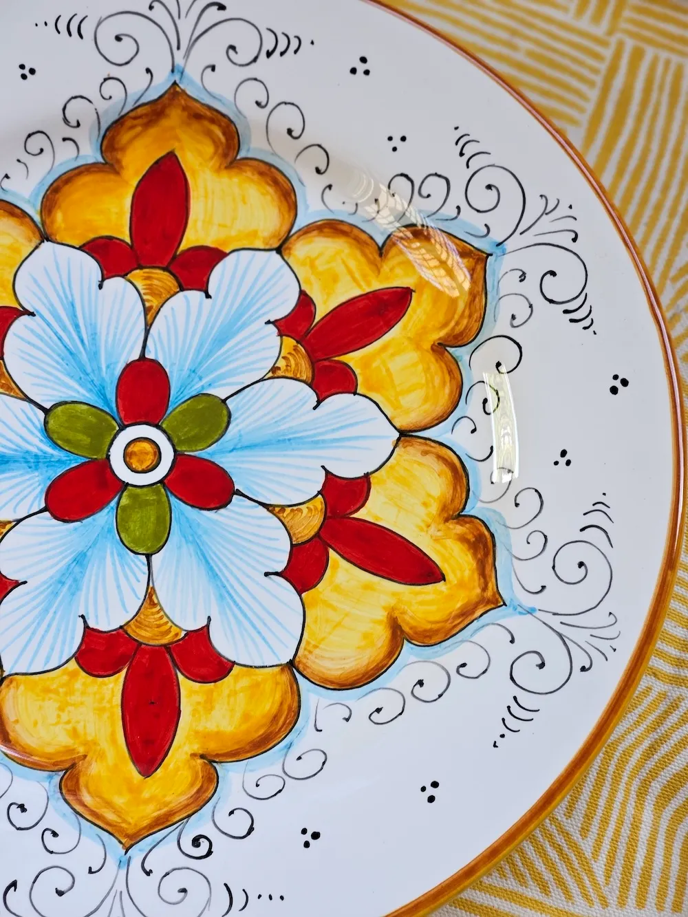 Les Ottomans Stella Floreale tallerkener sæt 2 stk