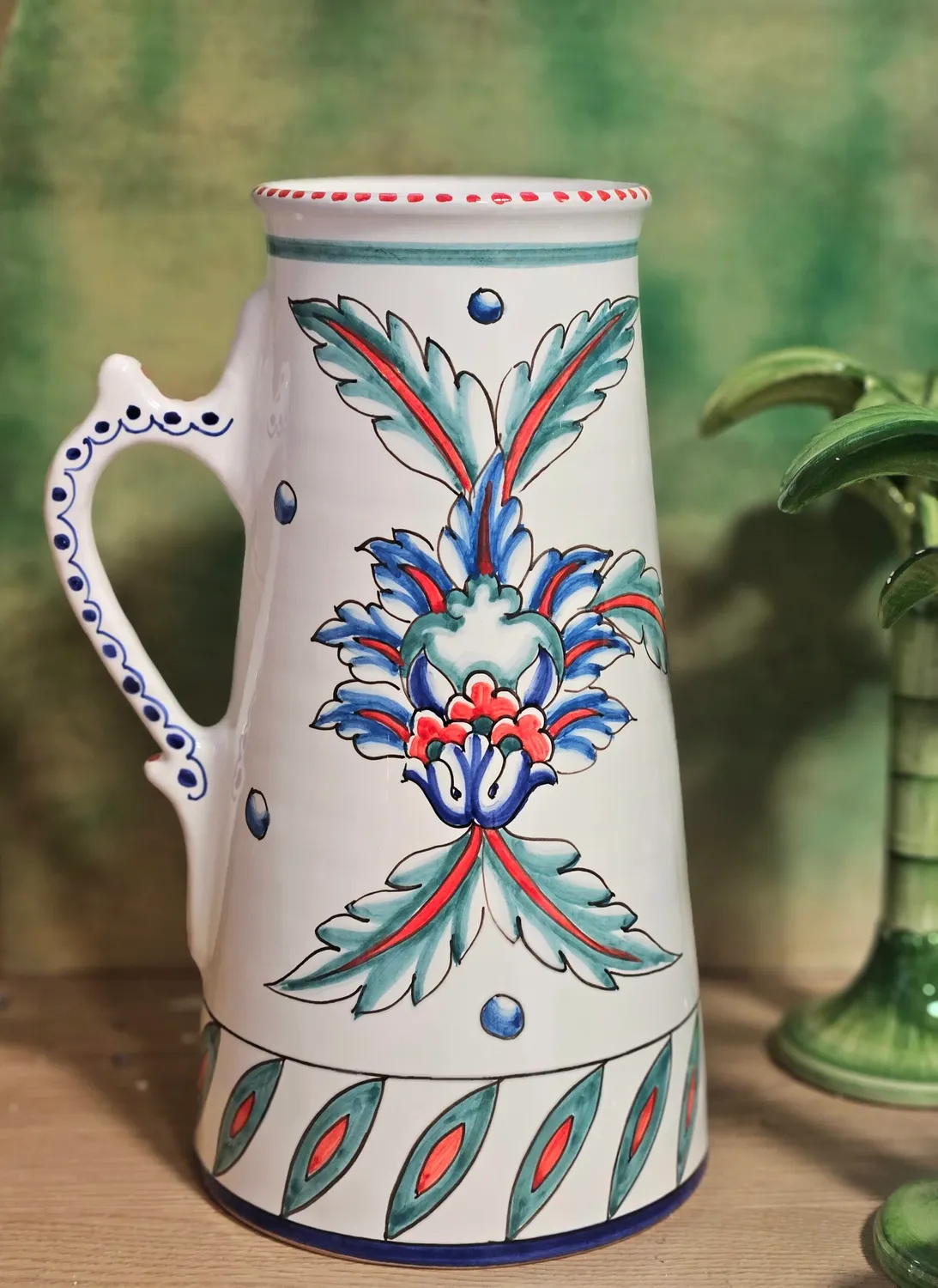 Les Ottomans Iznik kande vase keramik håndmalet