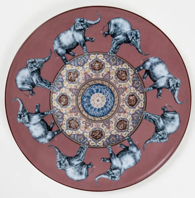 Les Ottomans Costantinopoli COST03 flad tallerken porcelæn