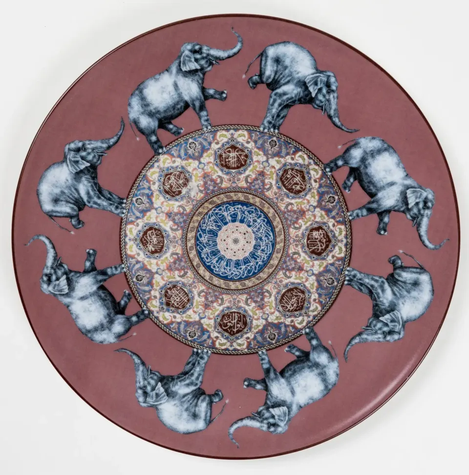 Les Ottomans Costantinopoli COST03 flad tallerken porcelæn