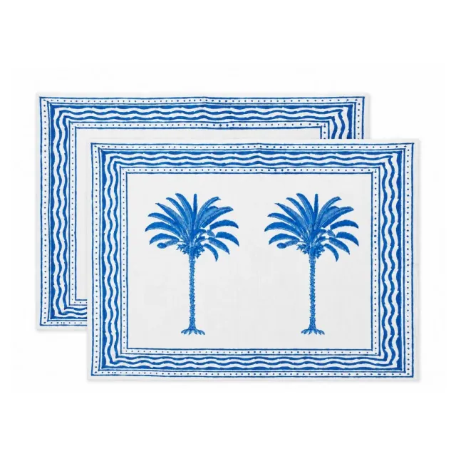 Les Ottomans Palm IKPM61 dækkeserviet bomuld 2 stk