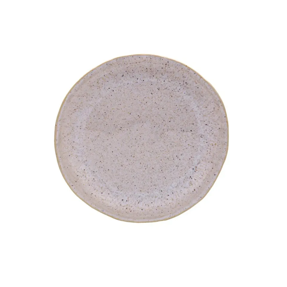 Costa Nova Sausalito middagstallerken hvid blank glasur