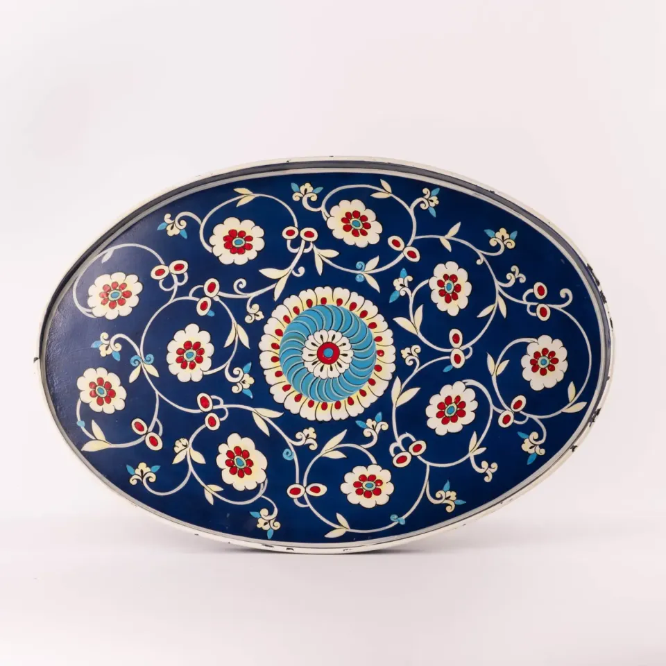 Les Ottomans Ikat IT138 bakke jern håndmalet