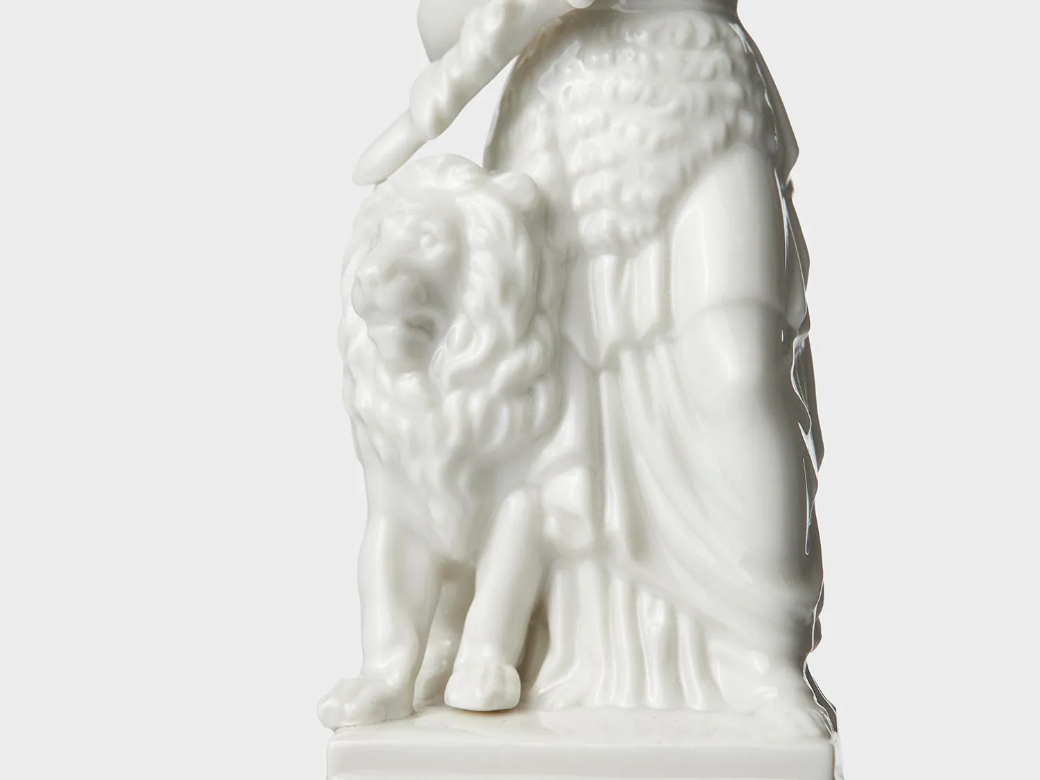Nymphenburg Bavaria figur 20 cm hvidt porcelæn