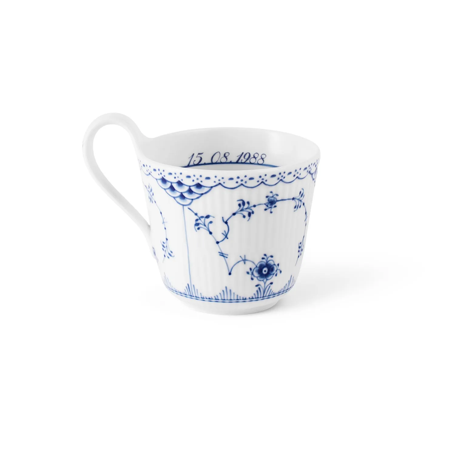 Kgl. Porcelæn Musselmalet Halvblonde kop 33 cl bespoke