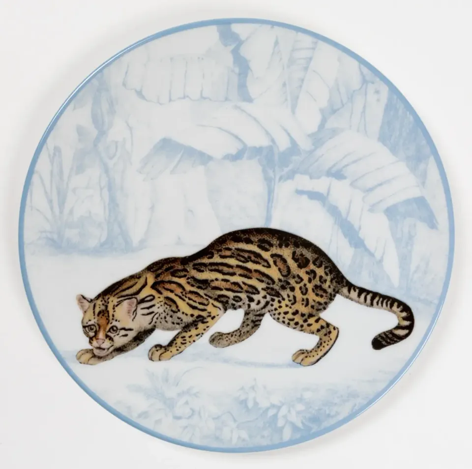 Les Ottomans Menagerie MEN01 middagstallerken