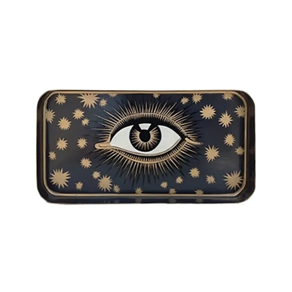 Les Ottomans All-Seeing Eye EYT02 bakke håndmalet