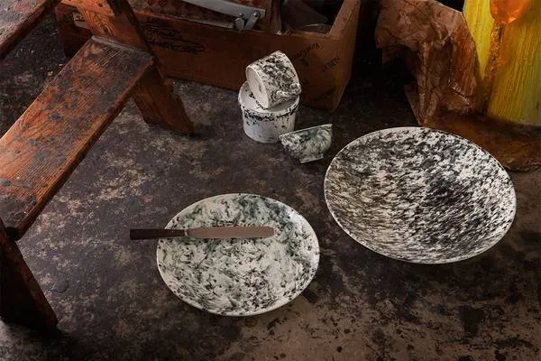 1882-Ltd Slick Medium serveringsskål stentøj