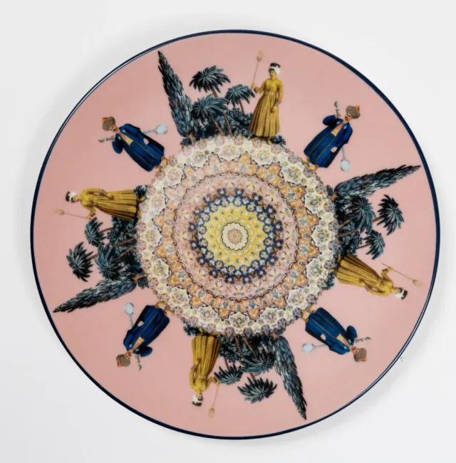 Les Ottomans Costantinopoli COST10 tallerken farverig